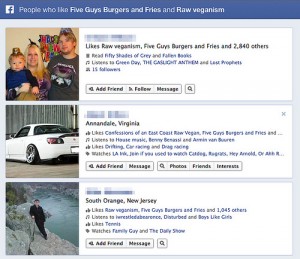 Facebook Graph Search Image Business Example