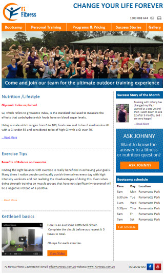 2013-10-23 Email Marketing - F1Fitness - small